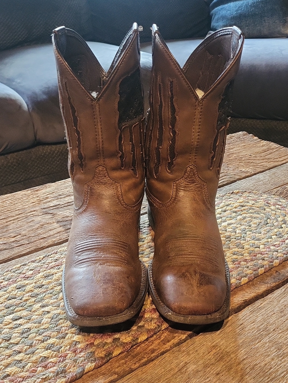 ARIAT Men's Brown Leather Western Cowboy Boots